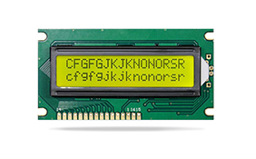JXD1602C字符液晶 黄绿屏黄绿光