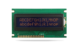 JXD1602C字符液晶 STN兰屏橙字