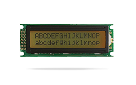 JXD1602B字符液晶 黄绿屏橙光