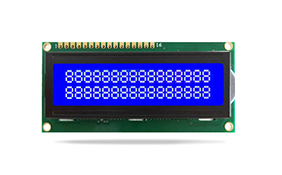 JXD1602A-S字符液晶 STN兰屏白光