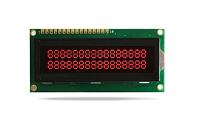 JXD1602A-S字符液晶 FSTN负显 红字