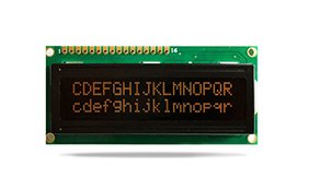 JXD1602A-S字符液晶 FSTN 负显 橙光