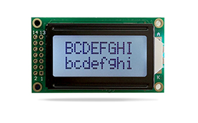 字符型液晶JXD0802A FSTN 白光黑字